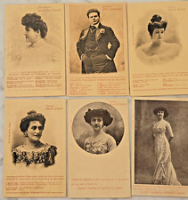 Gruppo di 16 Cartoline Fonotipia inizio 1900 con le foto dei cantanti.