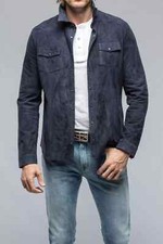 Camicia uomo pelle scamosciata
