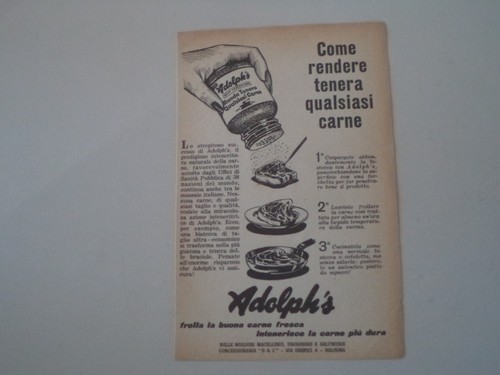 Advertising pubblicità 1955 - pubblicità,