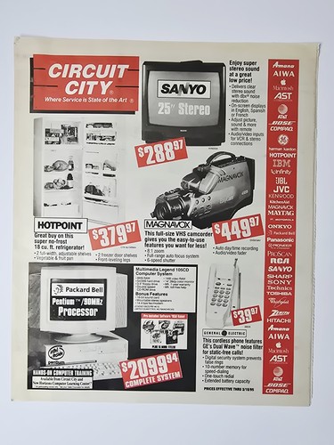 Circuit city 1995 - city, apple