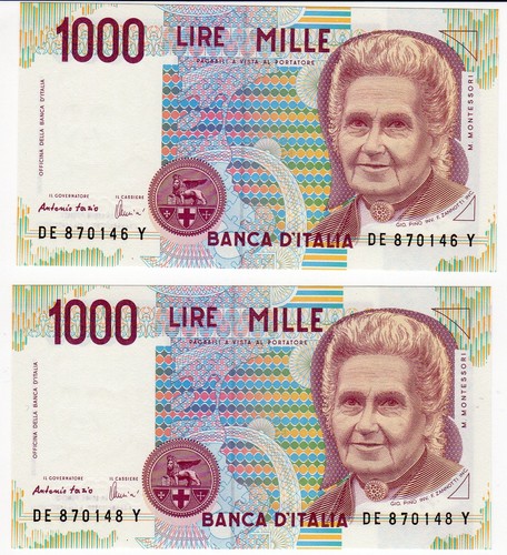 Banconote italia 1000 - n., 2