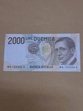 BANCONOTA DA 2000 LIRE MARCONI