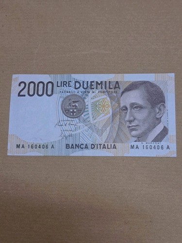 Banconota 2000 lire - banconota, marconi