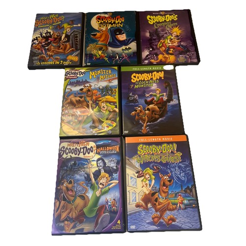 Lot scooby doo dvds - 7,