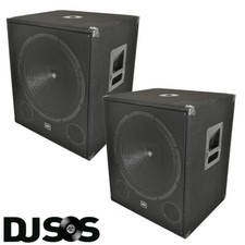 COPPIA SUBWOOFER QTX QT18SA 18” 1000 WATT ALIMENTAZIONE ATTIVA SUB BASS BIN DJ PA CLUB