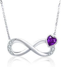 Collana Infinito Con Pietra Di