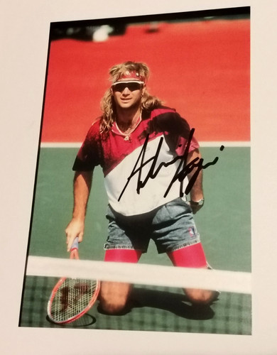 Autografo andre agassi foto - autografo,