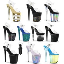 Sandali Pleaser tacco 8"