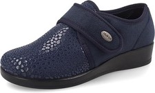 Scarpe FLY FLOT donna pantofole strappo calde strappo elasticizzate BLU