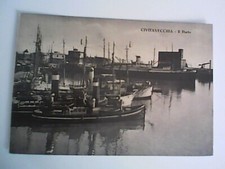  NAVE SHIP TRAGHETTO RIMORCHIATORE CIVITAVECCHIA IL PORTO ROMA LAZIO 