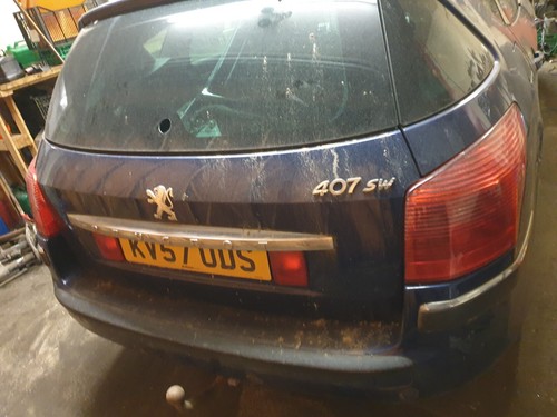 Peugeot 407 blu - sw, hdi