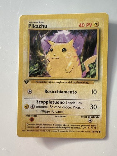 Carta pokemon picachu prima - carta,