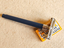 Gillette G 2000 Slim Twist "H2 1987"con lamette nuove safety razor vintage