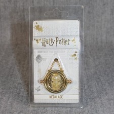 Collana HARRY POTTER Time Turner tono oro vetro ore Hermione Granger nuova 2010