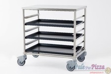 Carrello in acciaio inox