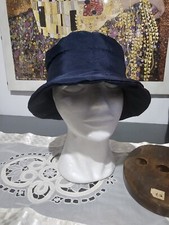 SCONTO 30% Cappello IMPERMIABILE TASCABILE UNISEX  BLU INTERNO PILE  Mis. 58 - M