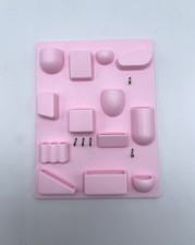 Scala 1:6 miniatura MCM Wall Organizer, rosa, Uten Silo stile, metà secolo Mod