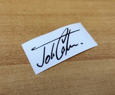 1 adesivo prespaziato John Cooper (works) ideale per cruscotto MINI