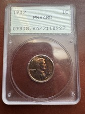 1937 Proof Lincoln Grano
