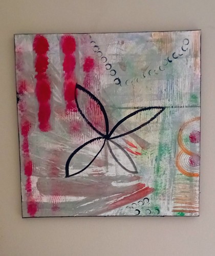 Opera tela 50x50 pezzo - tela., 50x50.