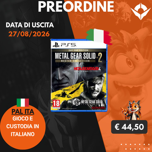 Preorder metal gear - 27/08/05,