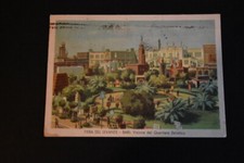 1929 IMPERIALE 10 C. SU CARTOLINA FIERA DEL LEVANTE ANNULLO PRESTITO NAZIONALE 1