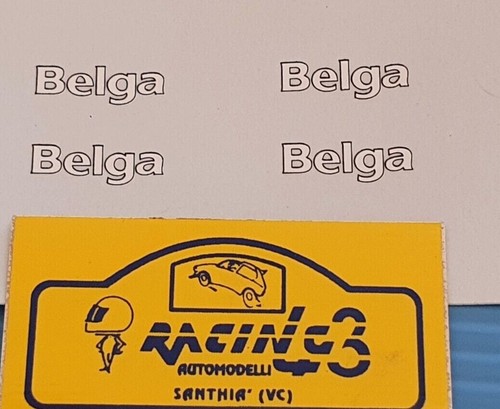 Decal belga rally - 1/43,