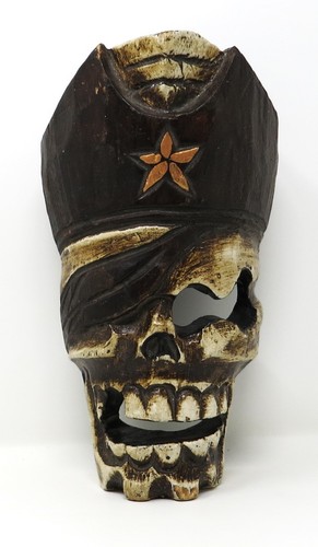 Hand carved painted - painted, wood