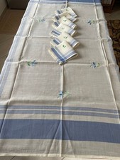 TOVAGLIA vintage ricamata a