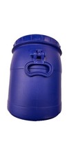 Fusto per alimenti blu aperto