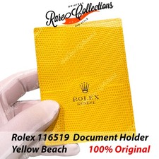 USED Usato Rolex Document Holder Daytona Beach 116519 Yellow