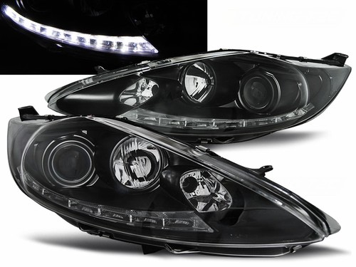 Kit fari led neri - fari, per
