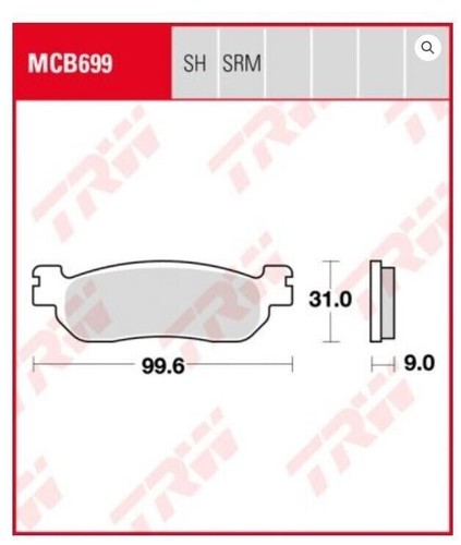 Kit pastiglie freno posteriore - kit,