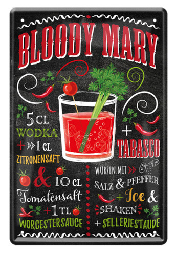Bloody mary 20x30cm - mary'',