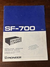Pioneer SF-700 Electronic