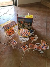 Vama Maxi Garden Barbie Bambole Gartenmobel Vntage Dolls 25/30 Cm mobili giardin