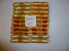 20 SPOLETTE COLORI GIALLO SOLE , IN SETA N° 24 MARCA : TRE STELLE LOTTO D5