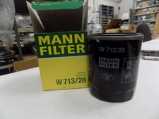(15) FILTRO OLIO MOTORE LOTUS EXIGE, AUSTIN MORRIS MARINA ORIGINALE MANN W713/28