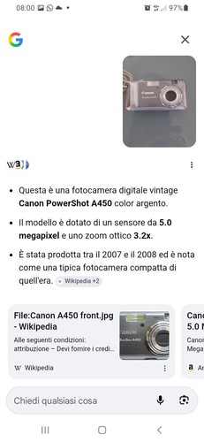 Fotocamera digitale canon - fotocamera,