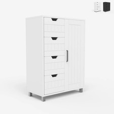 Cassettiera con anta 4