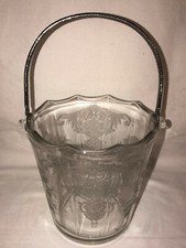 Secchiello ghiaccio Cambridge APPLE BLOSSOM CRYSTAL 5 3/4" CON MANICO #3400/851