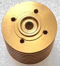 Testa cilindro oro motore a scoppio Kyosho GX-15, superiore con filettature ottime. #1