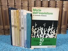 Lotto 9 libri LEONARDO SCIASCIA Il giorno della civetta Todo modo Inquisitore