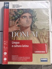 DONUM 1  Lingua Cultura Latina Laboratorio Grammatica e quaderno - 9788891522344