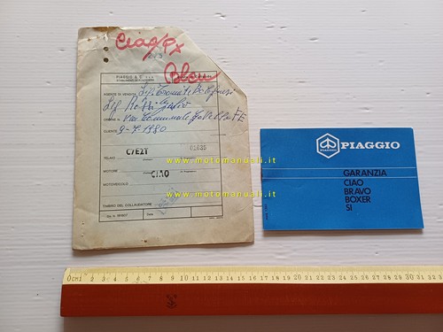 Piaggio ciao c7e2t 1980 - piaggio,
