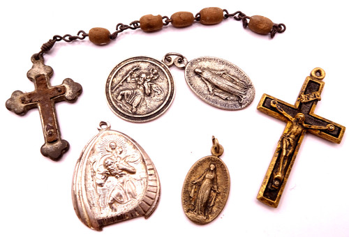 Antico amuleto sacro - antico,