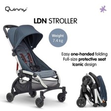 ⭐️QUINNY LDN passeggino leggero grafite vacanza città NASCITA+ NUOVO