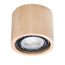 Plafoniera Rotondo Legno L 14