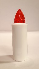 LUMINO ELETTRICO A BATTERIA CANDELA STILO LUCE ROSSA DURATA 60 GIORNI 
