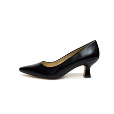 MIABELLE SCARPE DONNA DECOLLETE' CON TACCO A ROCCHETTO BASSO MB30 NERO